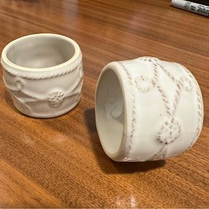 Juliska Berry and Thread Napkin Rings (Set of 2)